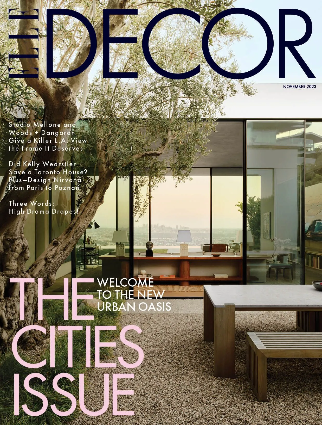 Cover — November 2023 The Cities Issue — Elle Decor